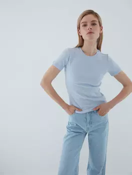 Футболка в рубчик