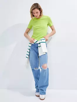 Футболка в рубчик