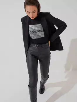 Хлопковая футболка с принтом