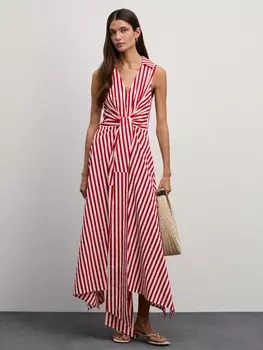 Хлопковое платье в полоску