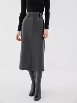 Юбка из экокожи