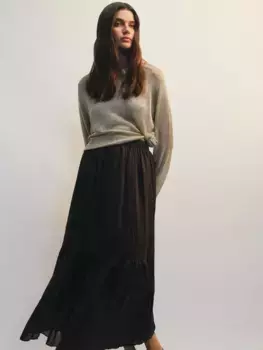 Юбка миди из тенселя