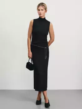 Юбка миди из вискозы