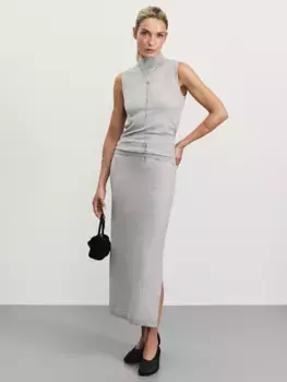 Юбка миди из вискозы