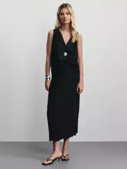 Юбка миди на запах