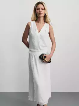 Юбка миди на запах