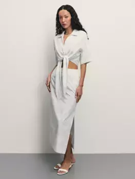 Юбка миди прямого кроя