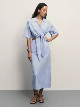 Юбка миди прямого кроя