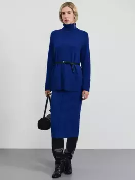 Юбка миди прямого кроя