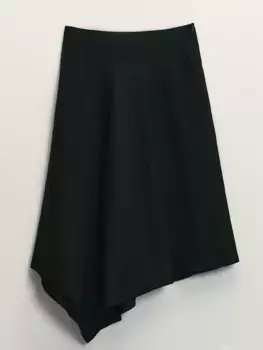 Юбка миди с асимметричным кроем