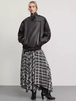 Юбка миди с принтом