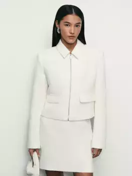 Юбка мини из твида