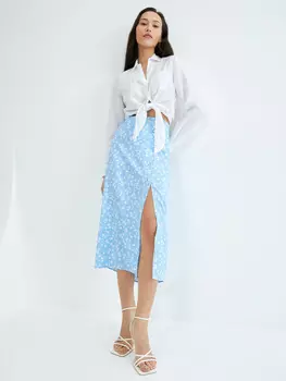 Юбка с разрезом