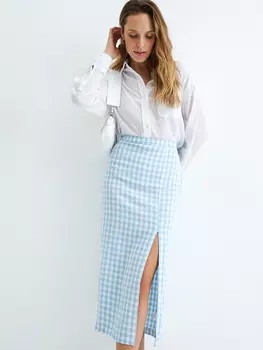 Юбка с разрезом