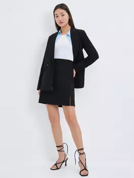 Юбка с разрезом