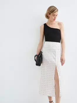 Юбка с разрезом