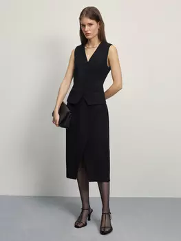 Юбка с разрезом