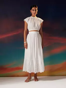 Юбка с воланом