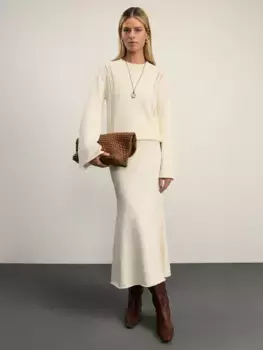 Вязаная юбка годе из хлопка