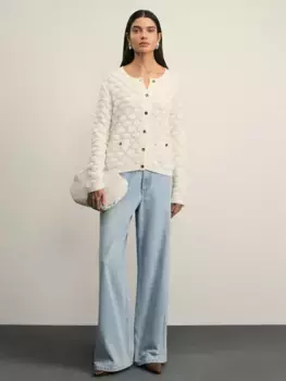 Кардиган из фактурной пряжи