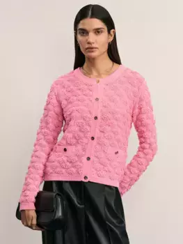 Кардиган из фактурной пряжи