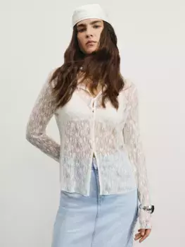 Кардиган из кружева