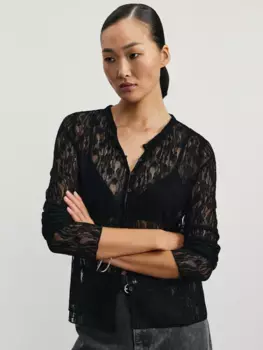 Кардиган из кружева