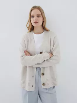 Кардиган с шерстью