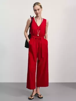 Комбинезон из фактурной ткани