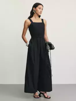 Комбинезон из хлопка приталенного кроя