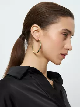 Круглые серьги