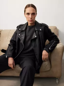 Куртка из искусственной кожи