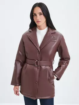 Куртка из искусственной кожи