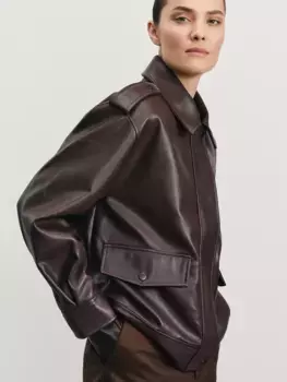 Куртка из искусственной кожи