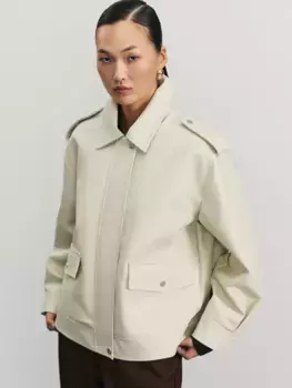 Куртка из искусственной кожи