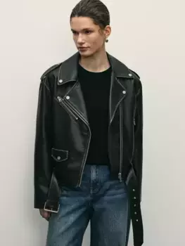 Куртка-косуха из искусственной кожи