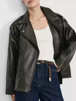 Куртка-косуха из искусственной кожи