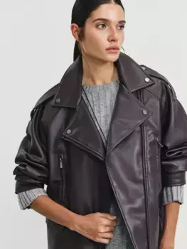 Куртка-косуха из искусственной кожи