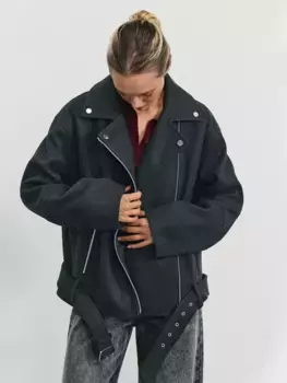 Куртка-косуха из пальтовой ткани