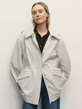 Куртка-парка со съёмным капюшоном на кулисе