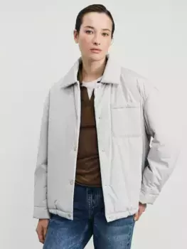 Куртка-рубашка с кулиской по низу