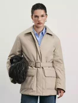 Куртка-рубашка с поясом