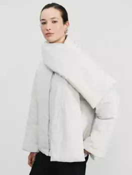 Куртка со съемным шарфом