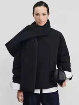 Куртка со съемным шарфом