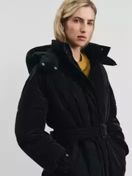 Куртка стеганая с поясом