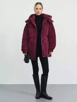 Куртка стеганая с поясом