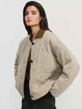 Куртка вельветовая стеганая