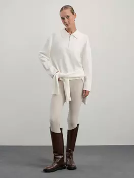 Легинсы со штрипками из вискозы