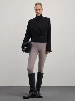 Легинсы со штрипками из вискозы