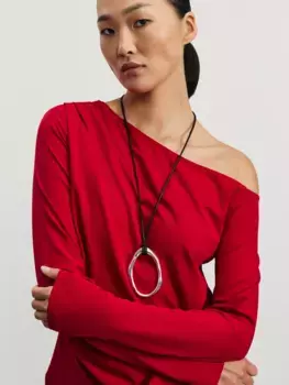 Лонгслив асимметричного кроя